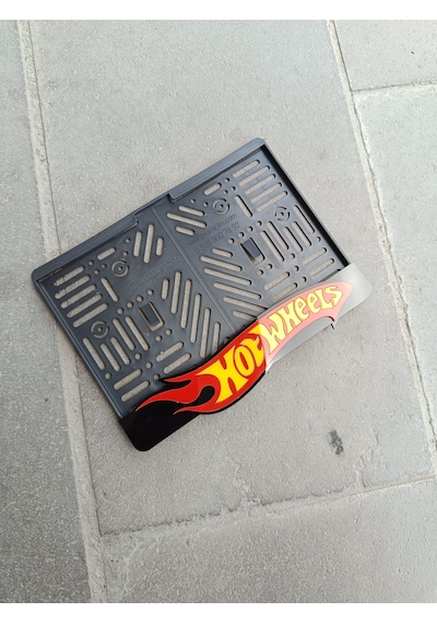 Hotwheels Motor Plakalık Motorsiklet Plakalık Lazer Kesim Plakalık İsimli Plakalık