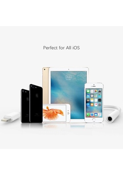 Apple Uyumlu iPhone iOS 6 7 8 Plus X Aux Kulaklık Çevirici Kablo Adaptör
