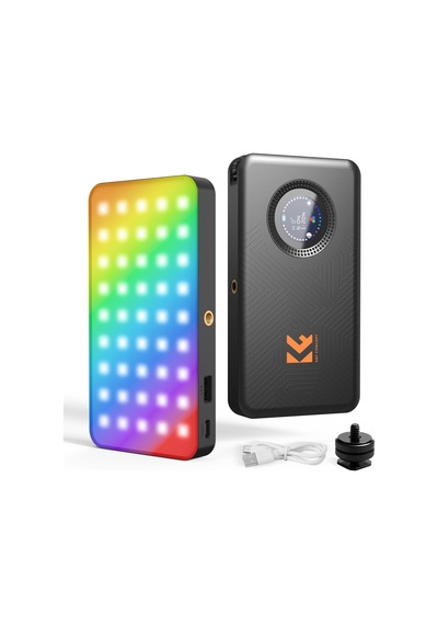 K&f Concept 12w Rgb Pocket Video Light, Mini Mobil Video Işığı Kf34.052