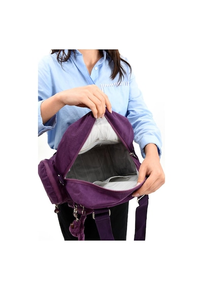 Baginn Omuz Çantası Çapraz Uzun Askılı Çok Cepli 30 25 Cm Yağmur Geçirmez İçi Astarlı Klinkır Kumaş 001