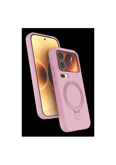 Mi 17 Pro Max Regal Magsafe Standlı Kapak - Açık Pembe