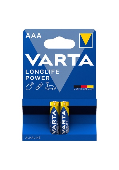 Varta Longlife Power Aaa İnce Kalem Pil 2'li Paket Alkalin