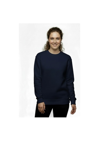 Lyvean Bisiklet Yaka 3 İplik Penye Sweatshirt Lacivert