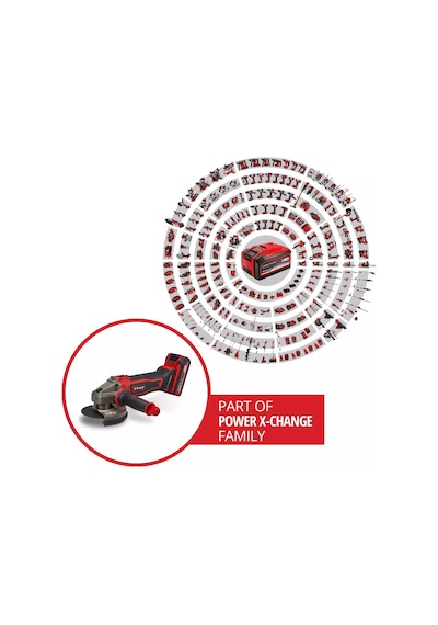 Einhell TE-AG 18/125-2 Li (1x4,0 Ah), Akülü Avuç Taşlama - 4431190