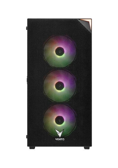Vento Vg3400s, 650w, 80plus, Siyah, Temperli Cam, Rgb, Atx, Tower, Gamıng Kasa
