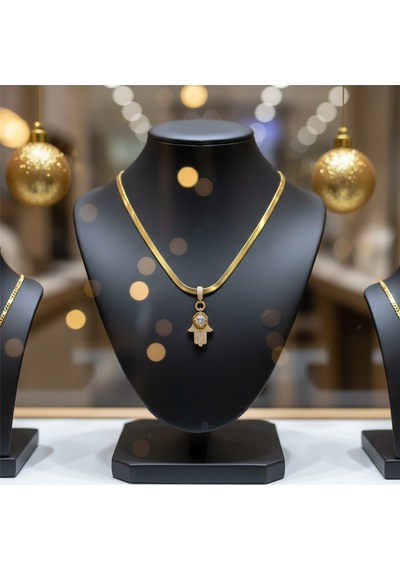 Lumen Hamsa Kolye Çok Renkli
