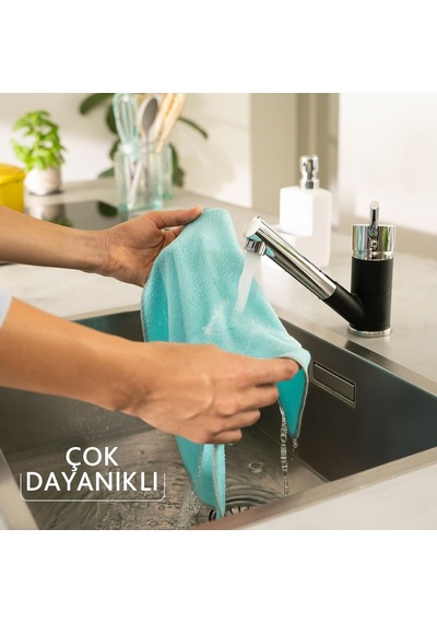 Vileda Pro Clean Aktif Enzimli Mikrofiber Temizlik Bezi, 3'lü Paket Genel