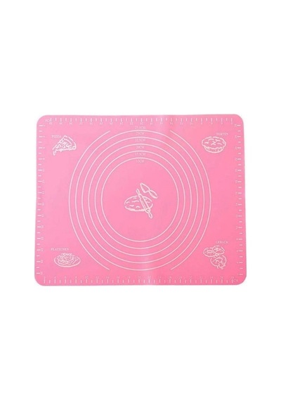 Pratik Silikon Hamur Açma Matı 50x40 Cm Mutfak Yardımcısı