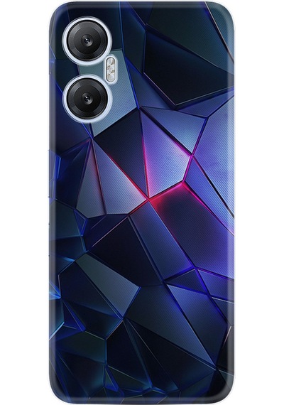 Infinix Hot 20 Kılıf Resimli Desenli Silikon Platinium Series Üçgenler 2 1872