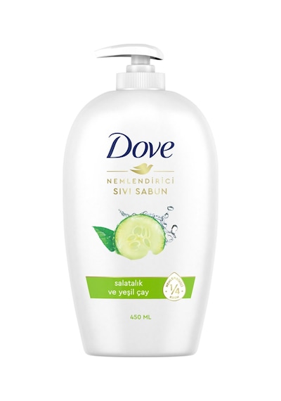 Dove Yeşil Çay Ve Salatalık Nemlendirici Sıvı Sabun 450 Ml - 3 Adet Tarı Diğer