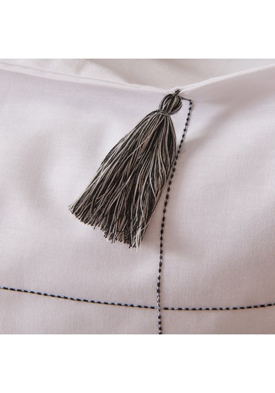 Soft Ethnic Çift Kişilik Nevresim Takımı - Beyaz Renkli