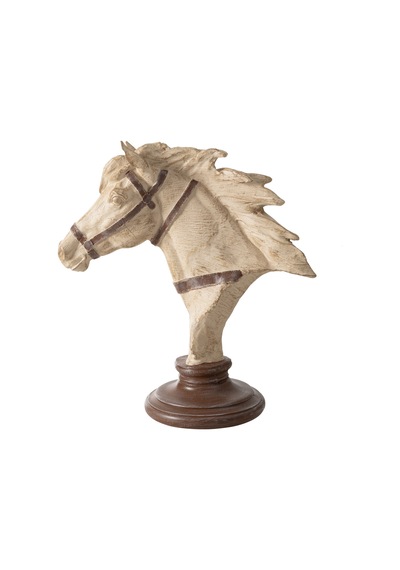 Mudo Home Brown Horse Biblo 40x18x37 Cm