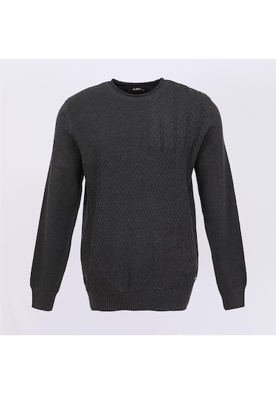 Dio Rise Erkek Uzun Kol İnce Sweatshirt - 189407 - Antrasit Antrasit