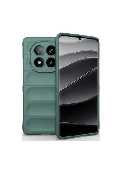 Redmi Note 14 Pro 5g Kılıf Optimum Silikon - Koyu Yeşil