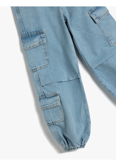 Koton Jogger Kot Pantolon Kargo Cep Detaylı Pamuklu Lıght Indıgo 5skg40023ad Açık Mavi Koton Jogger Kot Pantolon Kargo Cep Detaylı Pamuklu Lıght Indıgo 5skg40023ad Açık Mavi