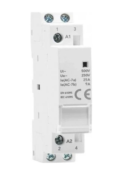 Cata Ct-9183 Sessiz Aydınlatma Kontaktörü Modüler Kontaktör 25a
