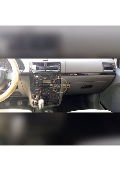 Ford Connect 2002-2006 Konsol Trim Kaplama, Maun Kaplama,28 Parça Full Set Parlak Siyah(piano Black)