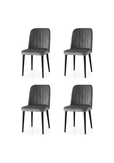 Milano Yemek Mutfak Masa Sandalyesi 4 Lü Set 001