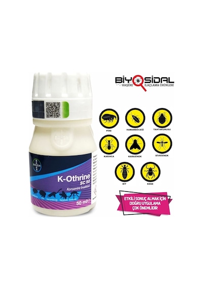 K-othrıne Sc 50 Ml Haşere İlacı Hamam Böceği Öldürücü
