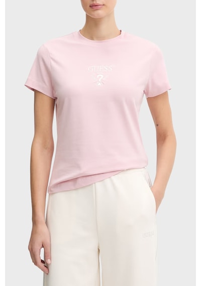 Guess Bayan T Shirt V4yı21 Kcdh1 A60w Pembe Pembe
