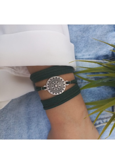 Antik Wrap Bileklik Haki