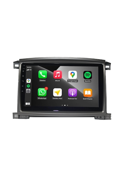 Navigate Toyota Land Cruiser Prado Android Carplay Multimedya 2004-2009 4gb Ram + 64gb Hafıza + 8 Çekirdek
