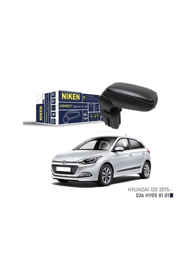 Niken Hyundai I20 2015+ Sonrası Araca Özel Kol Dayama Siyah