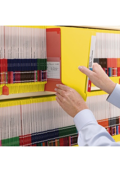 End Tab Fastener Dosya Letter Çok Renkli