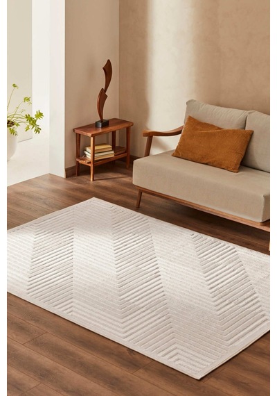 Kaşmir Halı 7/24 İskandinav Corner Beyaz 160x230 Cm 210.03.03.3756
