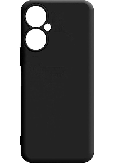 Forzacase Tecno Camon 19 Pro Uyumlu Maxim Serisi Mat Silikon Kılıf Siyah