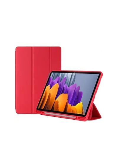 Samsung Uyumlu Galaxy Tab S7 Fe / S7 Plus S8 Plus 12.4" Kılıf Kalem Bölmeli Smart Case X800 T730 T970 Samsung Uyumlu Galaxy Tab S7 Fe / S7 Plus S8 Plus 12.4" Kılıf Kalem Bölmeli Smart Case X800 T730 T970