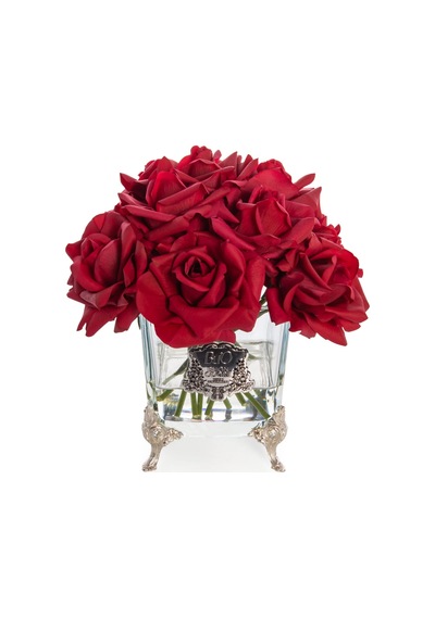 Pirinç Ayaklı Cam Silver 13 Gül Luxury Home Perfume Acı Elma