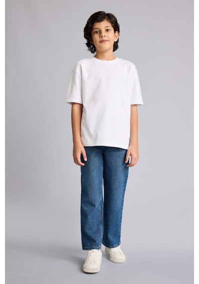 Defacto Straıght Fıt Düz Paça Jean Pantolon Erkek Çocuk F9953a826spnm84 İndigo-nm84