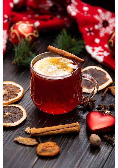 Meyve Çayı Rhubarb Cocktail & French Press Seti