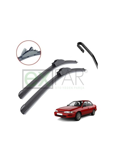 Toyota Corolla Ön Cam Silecek Süpürgesi Takımı 1992 - 2001 Efsane Kasa Silecek