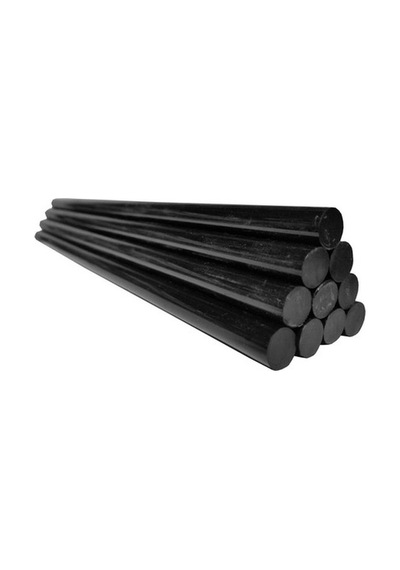 10 Adet. Siyah Silikon. 11 Mm. Sıcak Mum Silikon. Kalın Silikon.