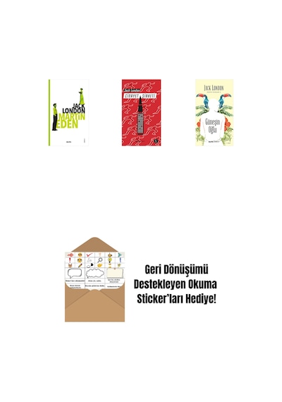 Martin Eden + Cinayet Şirketi + Güneşin Oğlu + Okuma Sticker'ları