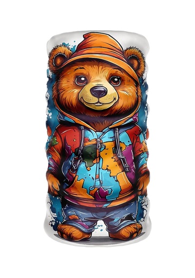 Bebo Store Extreme Spor Motor Ve Bisiklet Kullananlara Özel Desenli Buff Boyunluk Bandana Balaklava - Ayi-204 1 Siyah