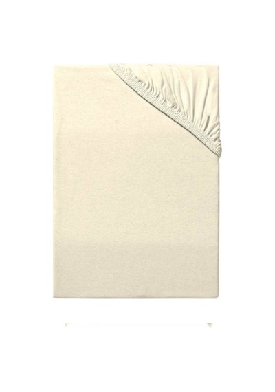 Altın Karma Havlu Lastikli Çarşaf Takımı 180x200 Cm 2 Adet 50x70 Cm Yastık Kılıfı Krem