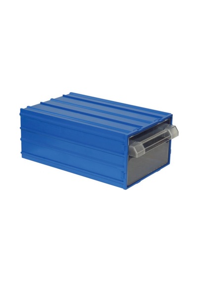 Mano Mk-45 Plastik Çekmeceli Kutu - Mavi, 175 X 230 X 110mm - 24 Adet 1 Koli Çok Renkli