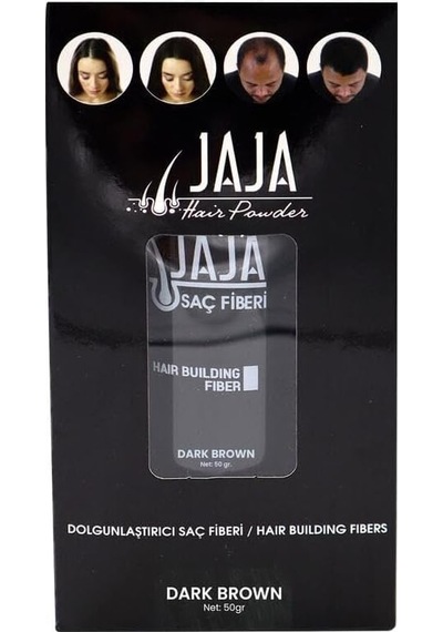 Jaja Dolgunlaştırıcı Saç Fiberi Dark Brown 50gr