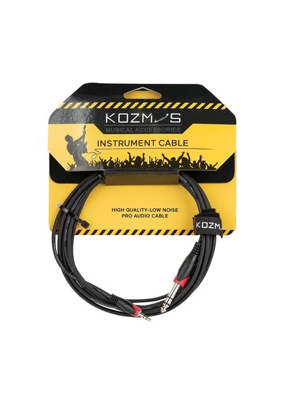 KOZMOS KCL-202-3M Enstrüman Kablosu Stereo 3 Metre