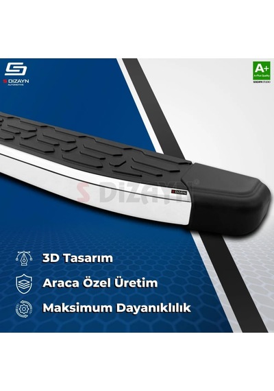 S-dizayn Opel Grandland X 2 Hybrid Evo Krom Yan Basamak 183 Cm 2024 Üzeri A+ Kalite