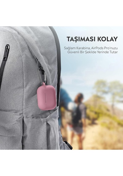 Airpods Pro Lansman Silikon Kılıf Kumpembe