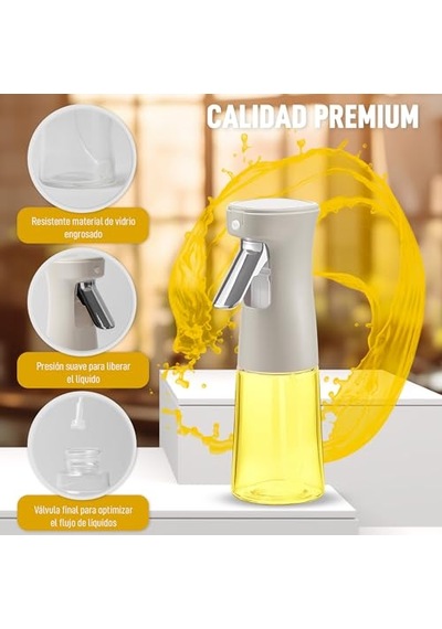 Püskürtme Yağ Spreyi Mutfak İçin Cam Yağ Dağıtıcısı, 240 Ml, Yağ Püskürtücüsü İnce Sis Spreyi, Sprey Dif Diğer
