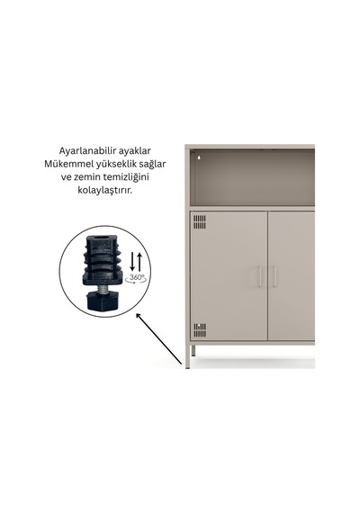 Pera Metal Dolap 2 Kapılı, Açık Raflı 80,50 X 40 X 109,50 Cm - 9 Renk Seçeneği Bulunmaktadır Bej Pera Metal Dolap 2 Kapılı, Açık Raflı 80,50 X 40 X 109,50 Cm - 9 Renk Seçeneği Bulunmaktadır Bej