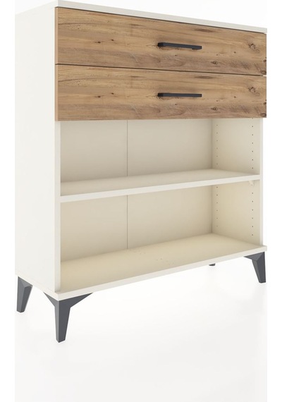 Arges Şifonyer Tek Raflı 2 Çekmeceli 88x30x96 Aytaşı-çam Aytaşı