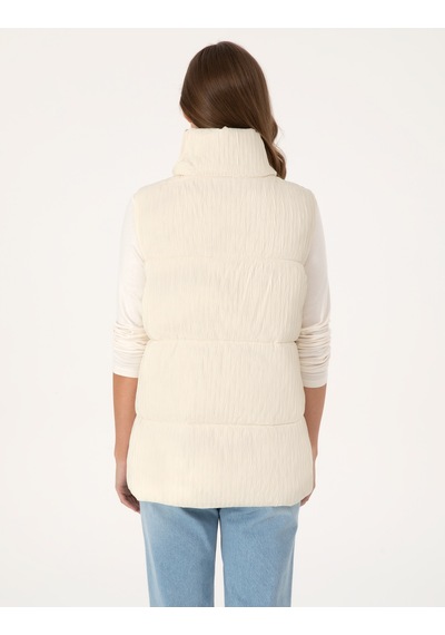 Pierre Cardin Kadın Ekru Mont Yelek 50308957-vr019 Ekru