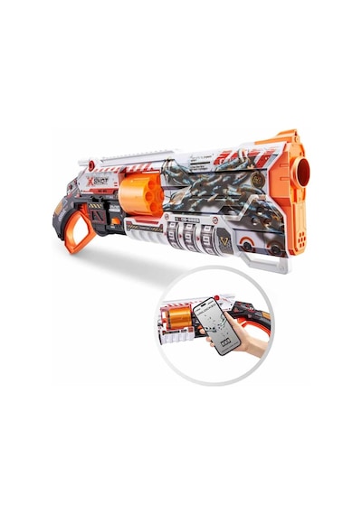 36606 X-shot Skins Lock Blaster 16 Mermili Sünger Dart Atan Silah 56 Cm -sunman
