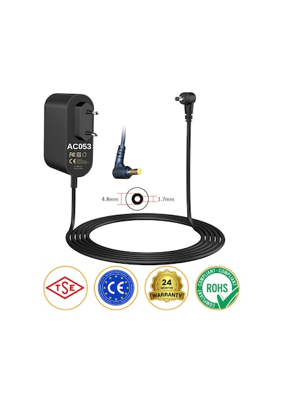 Dyson V10, V11, V12, V15 Uyumlu 30.45v 1100ma 33.5w  Şarjlı Süpürge Adaptörü Rpa-ac053